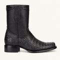 Bota Cocodrilo Grabado Negra Río Bravo — Armenta