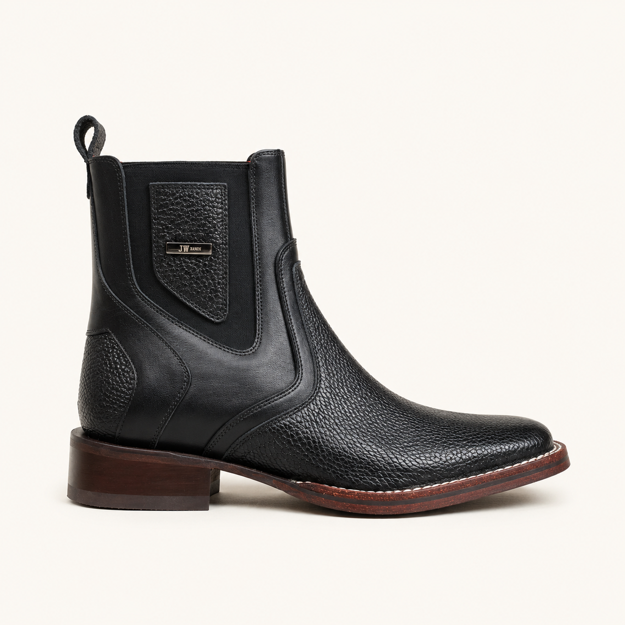 Botín Flotter Negro Carbón — JW Ranch