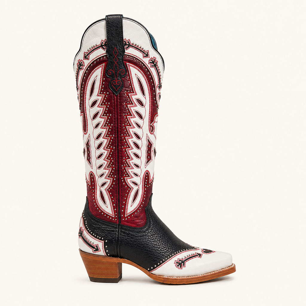 Bota Corazones Rojo y Blanco Corazón — Nokota