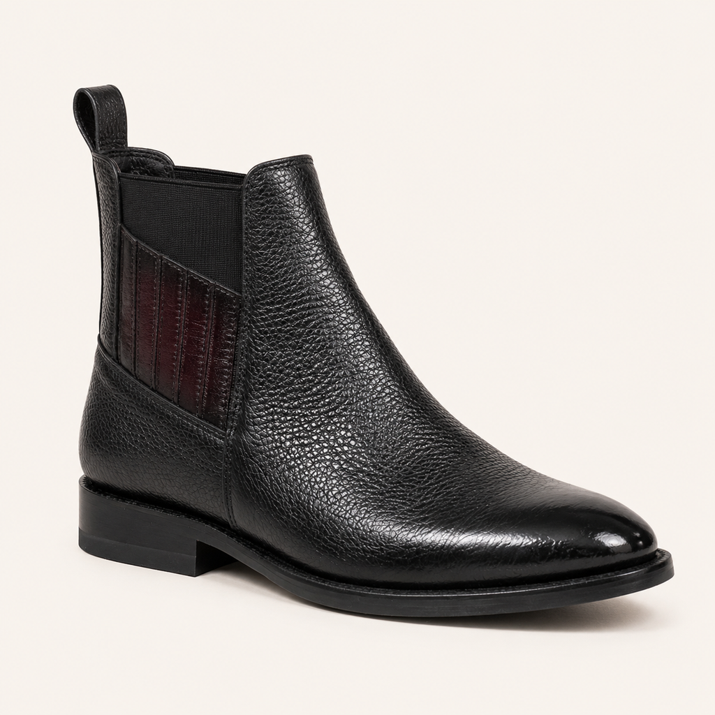 Black Wine Flotter Ankle Boot — JW Ranch