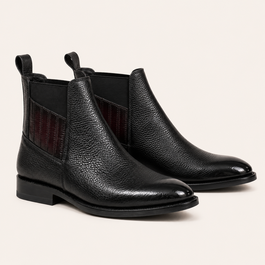Black Wine Flotter Ankle Boot — JW Ranch