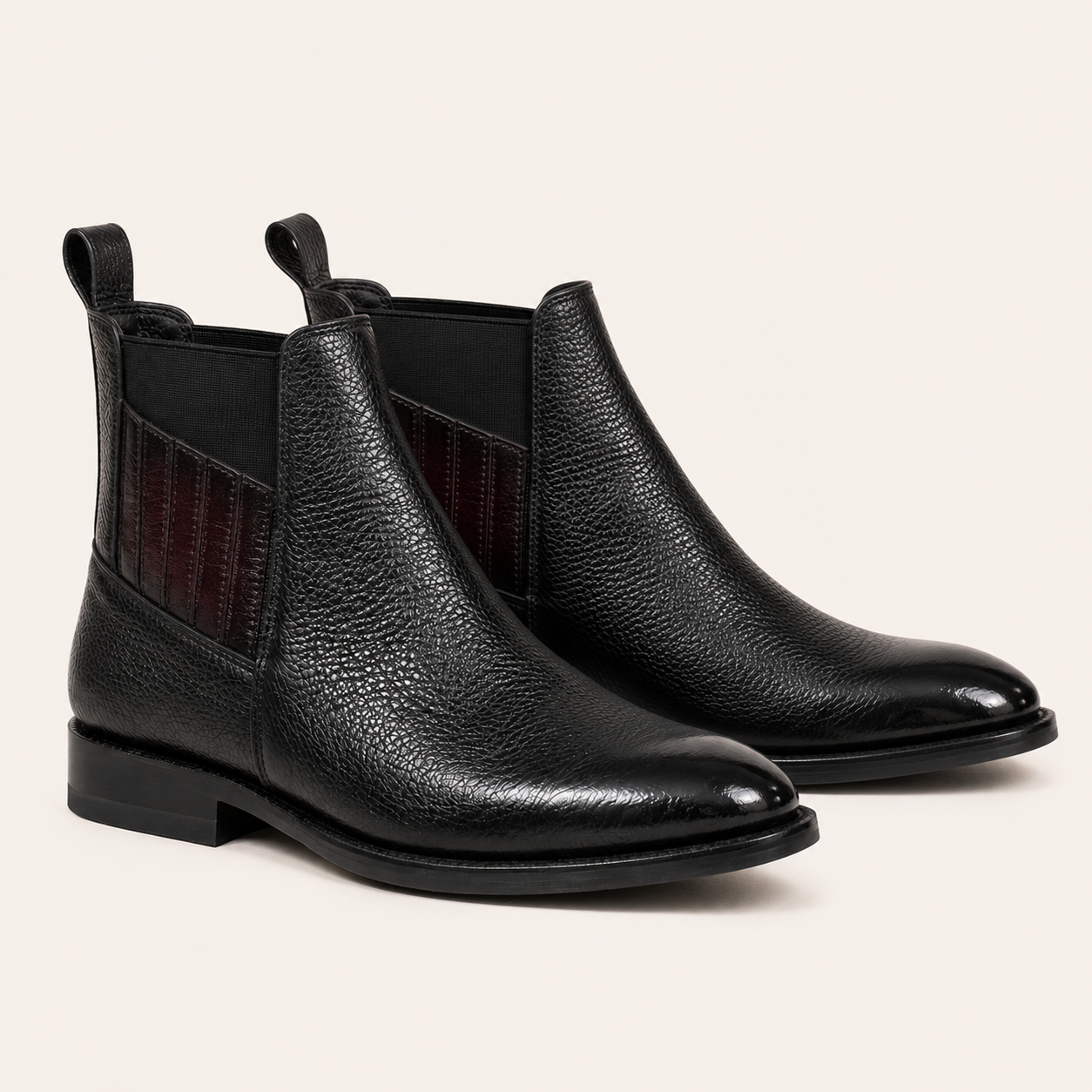 Black Wine Flotter Ankle Boot — JW Ranch