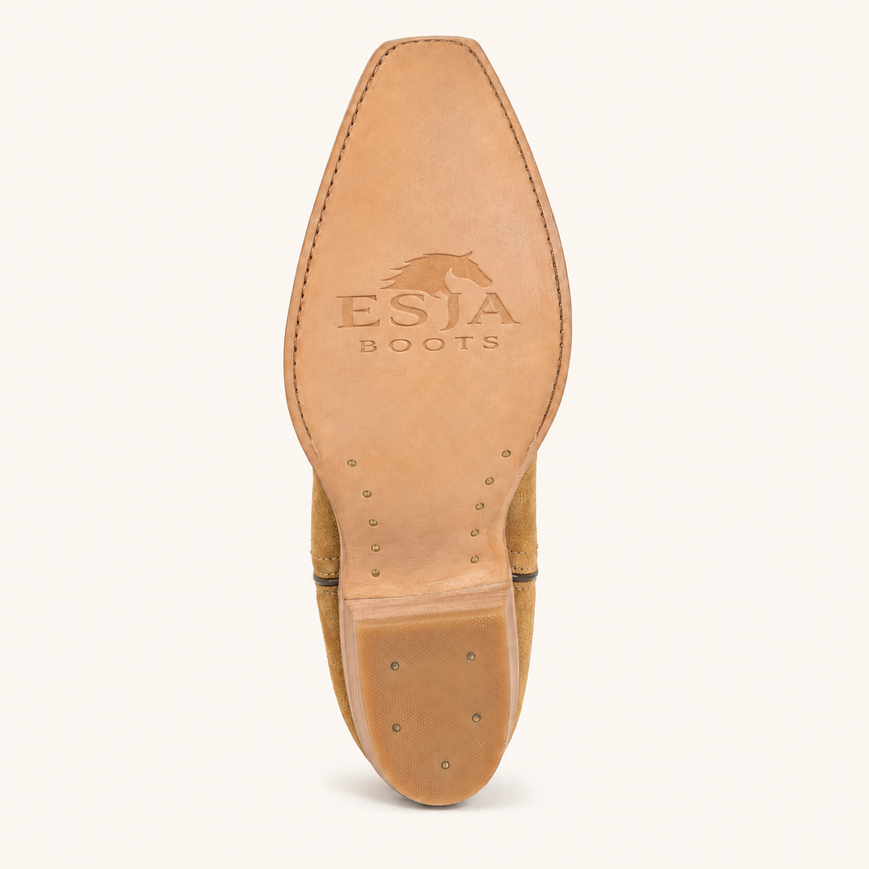 Camel Honey Suede High Boot — Esja Boots