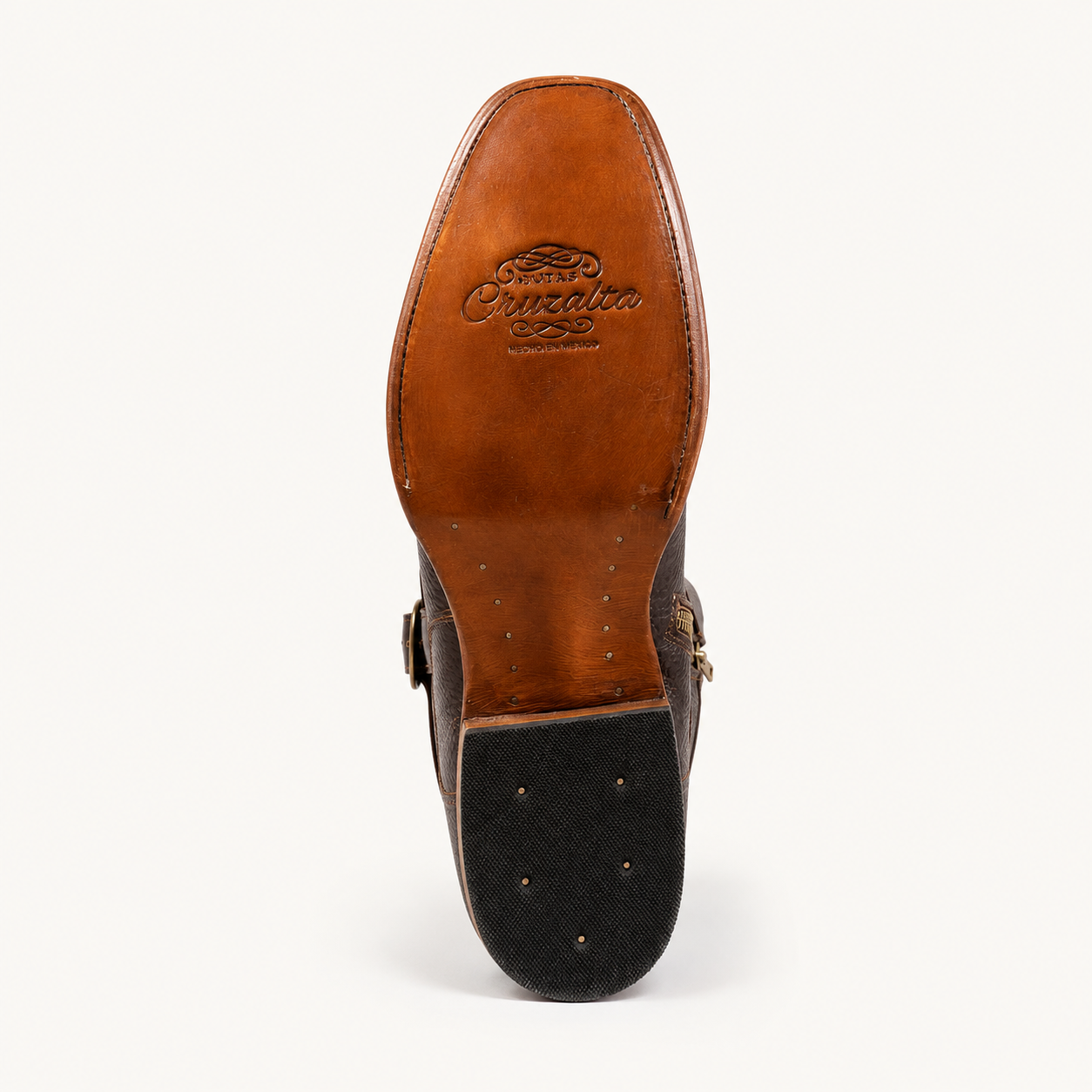 Dubai Chocolate Buckle Boot — Cruzalta