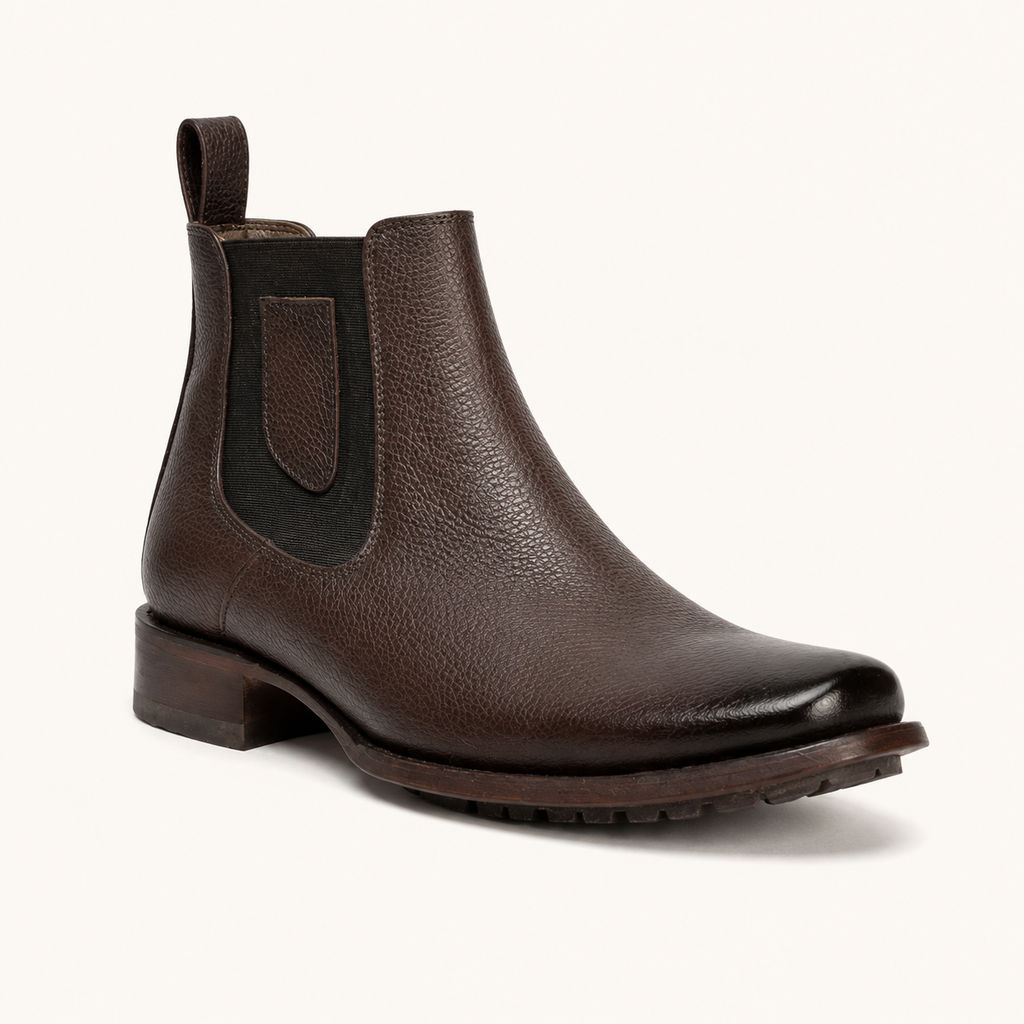 Half Boot Flotter Chocolate Sidewalk - JW Ranch
