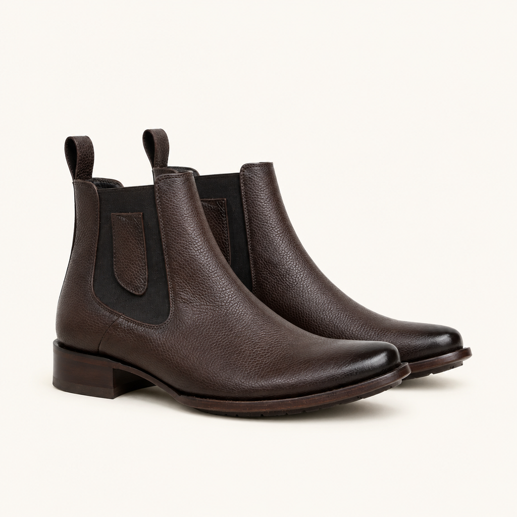 Half Boot Flotter Chocolate Sidewalk - JW Ranch