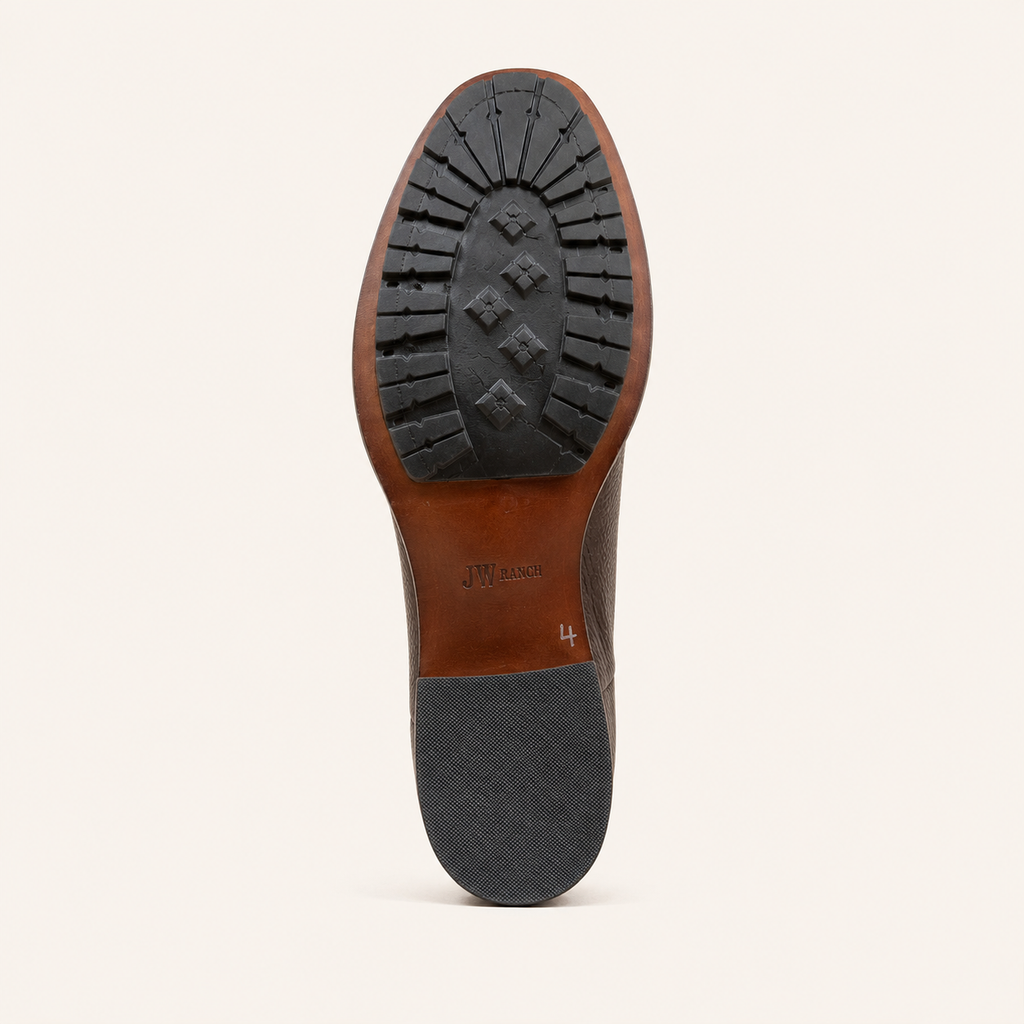 Half Boot Flotter Chocolate Sidewalk - JW Ranch