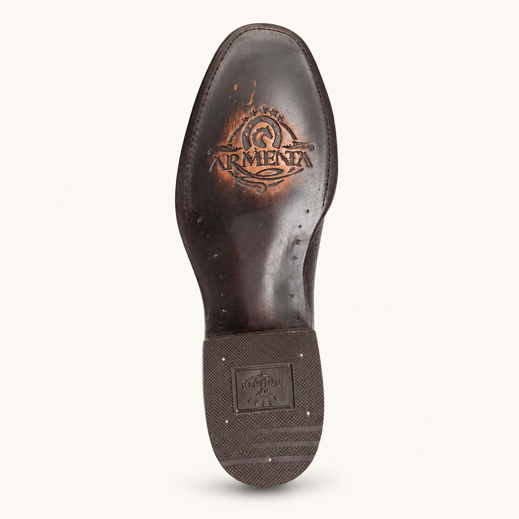 Bota Venado Grabado Café — Armenta