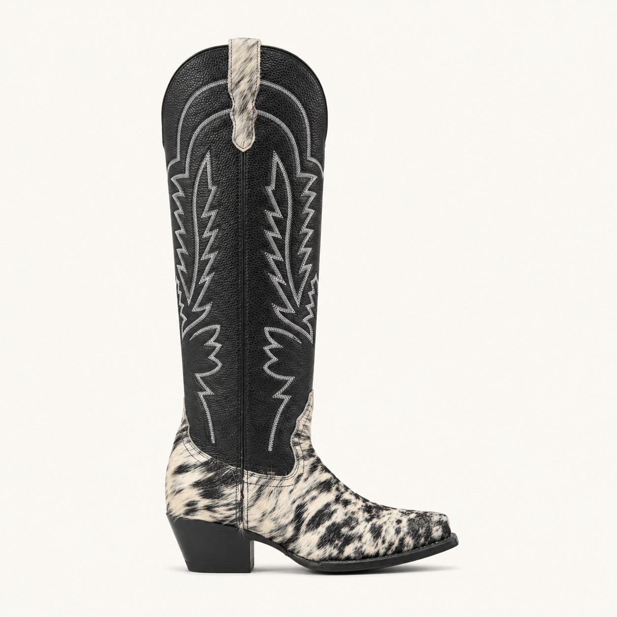 Spotted Cowhide Boot Jaspe — Cruzalta