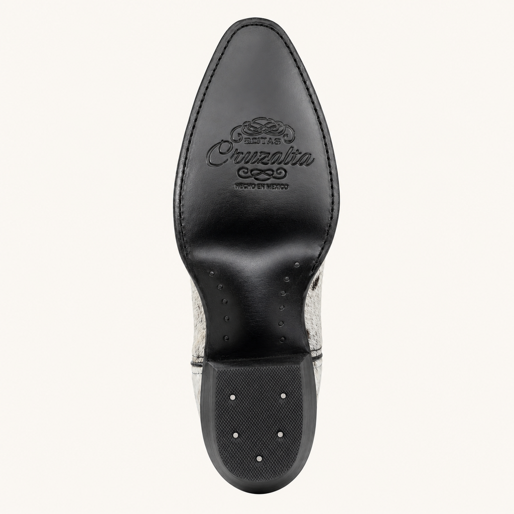 Bota Pelo de Vaca Jaspeado Jaspe — Cruzalta