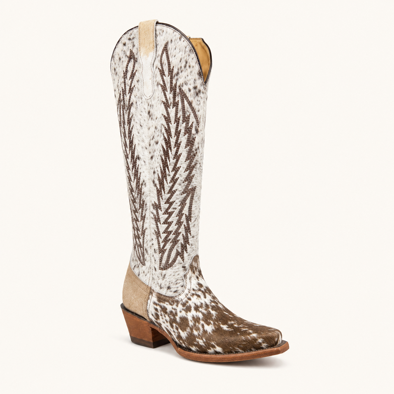 Wild Coffee Cowhide Boot — Cruzalta