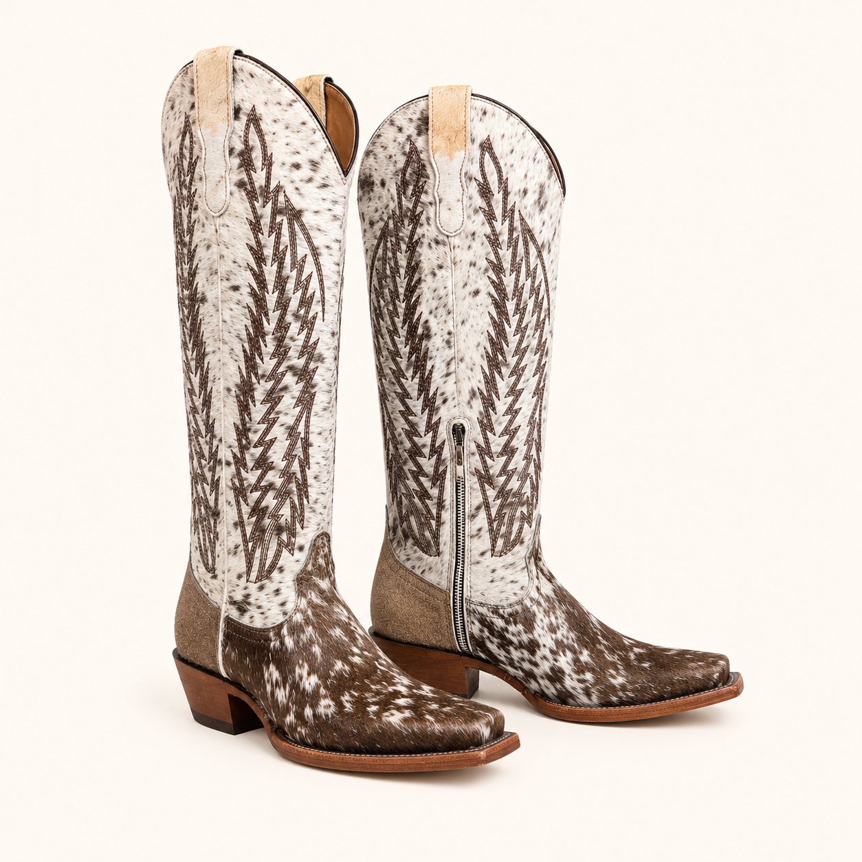 Wild Coffee Cowhide Boot — Cruzalta