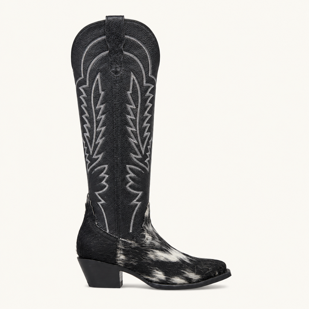 Bota Pelo de Vaca Negro Nocturna — Cruzalta