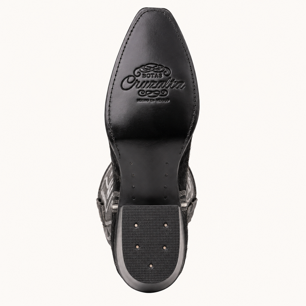 Bota Pelo de Vaca Negro Nocturna — Cruzalta