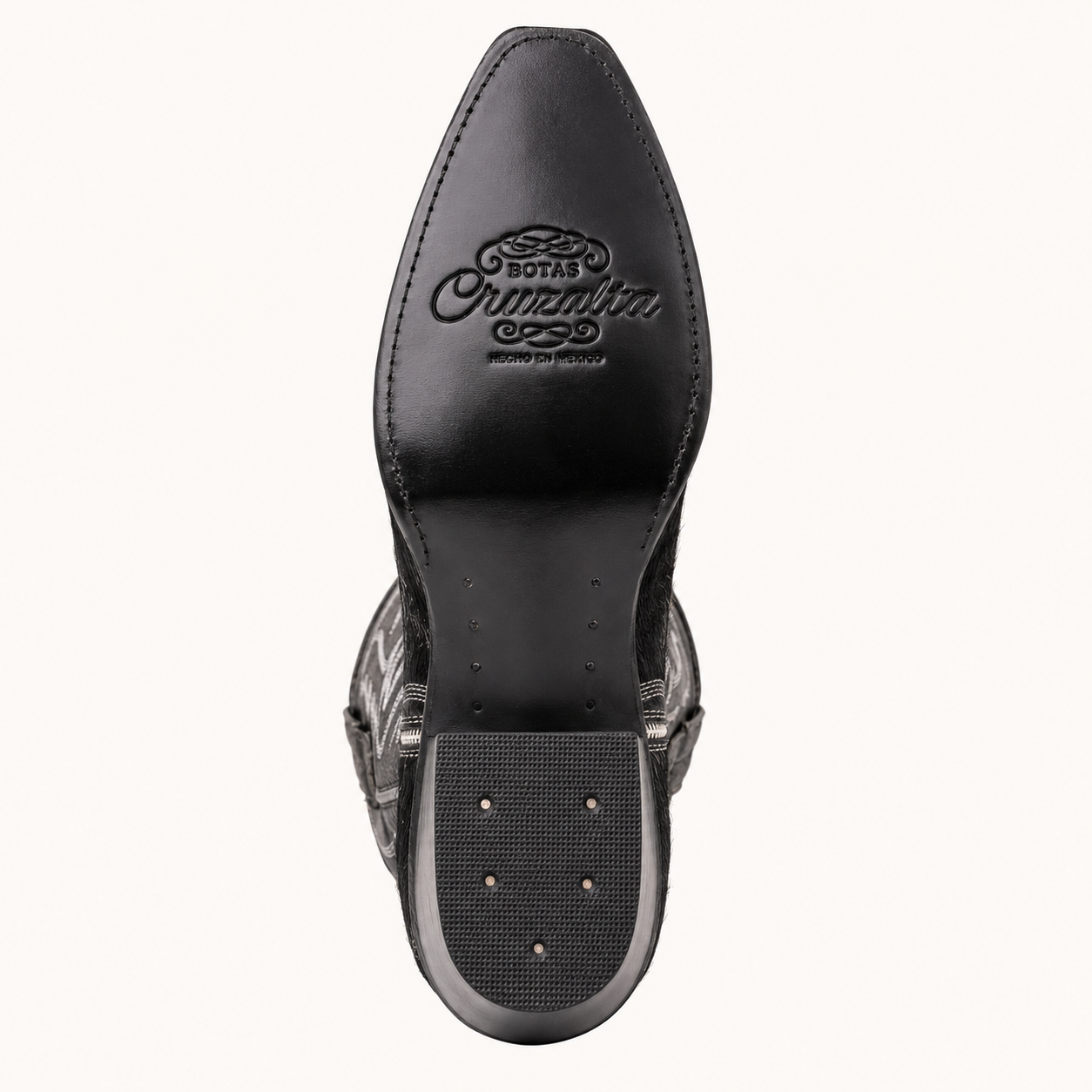 Crossalta — Black Hair-On-Hide Night Boot