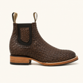 JW Ranch Braided Chocolate Petatillo Boot