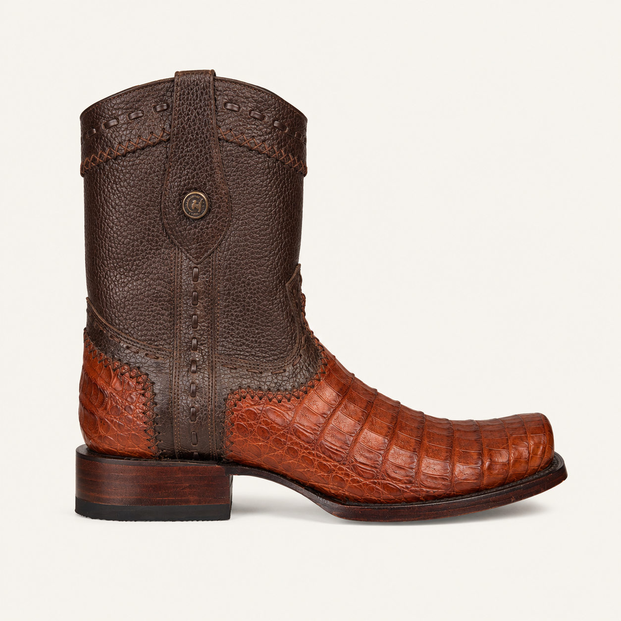 Bota Piel de Caimán Brandy Hacienda — Cabrera
