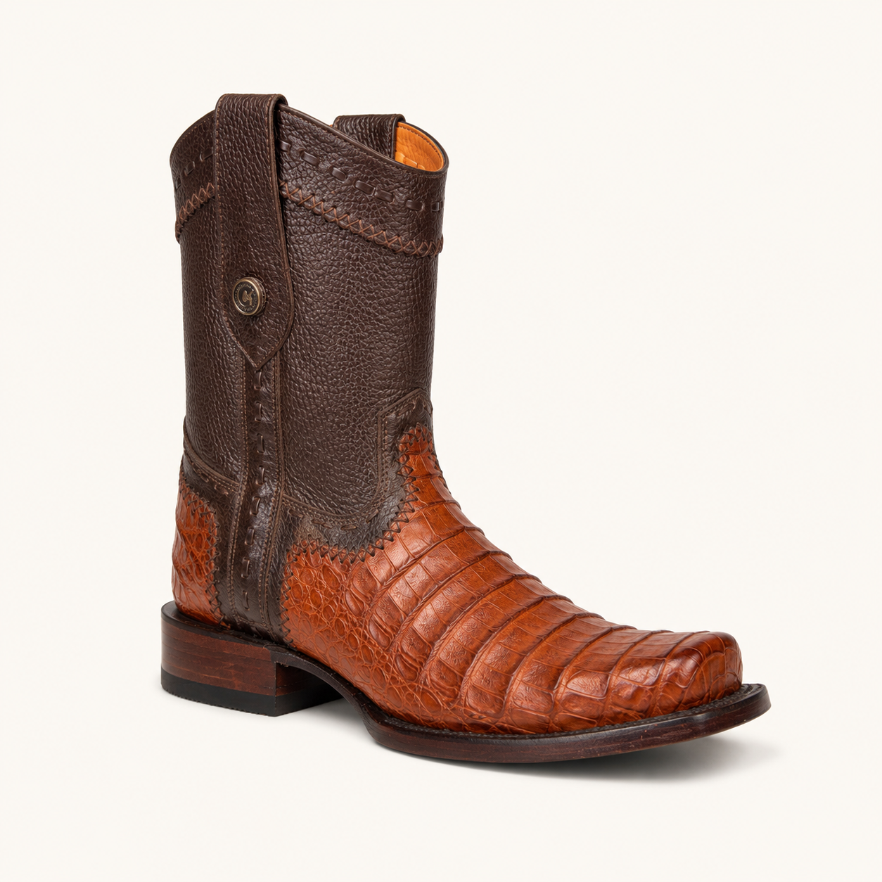 Bota Piel de Caimán Brandy Hacienda — Cabrera