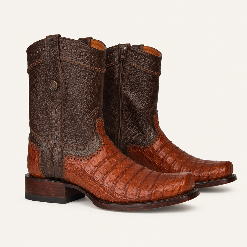 Bota Piel de Caimán Brandy Hacienda — Cabrera