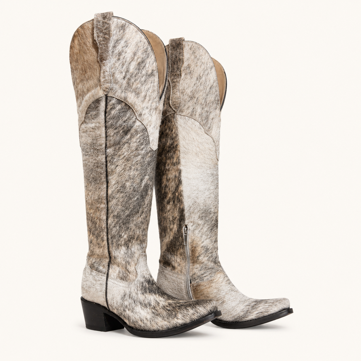 Leona Extra Tall Cowhide Boot — Forajidas