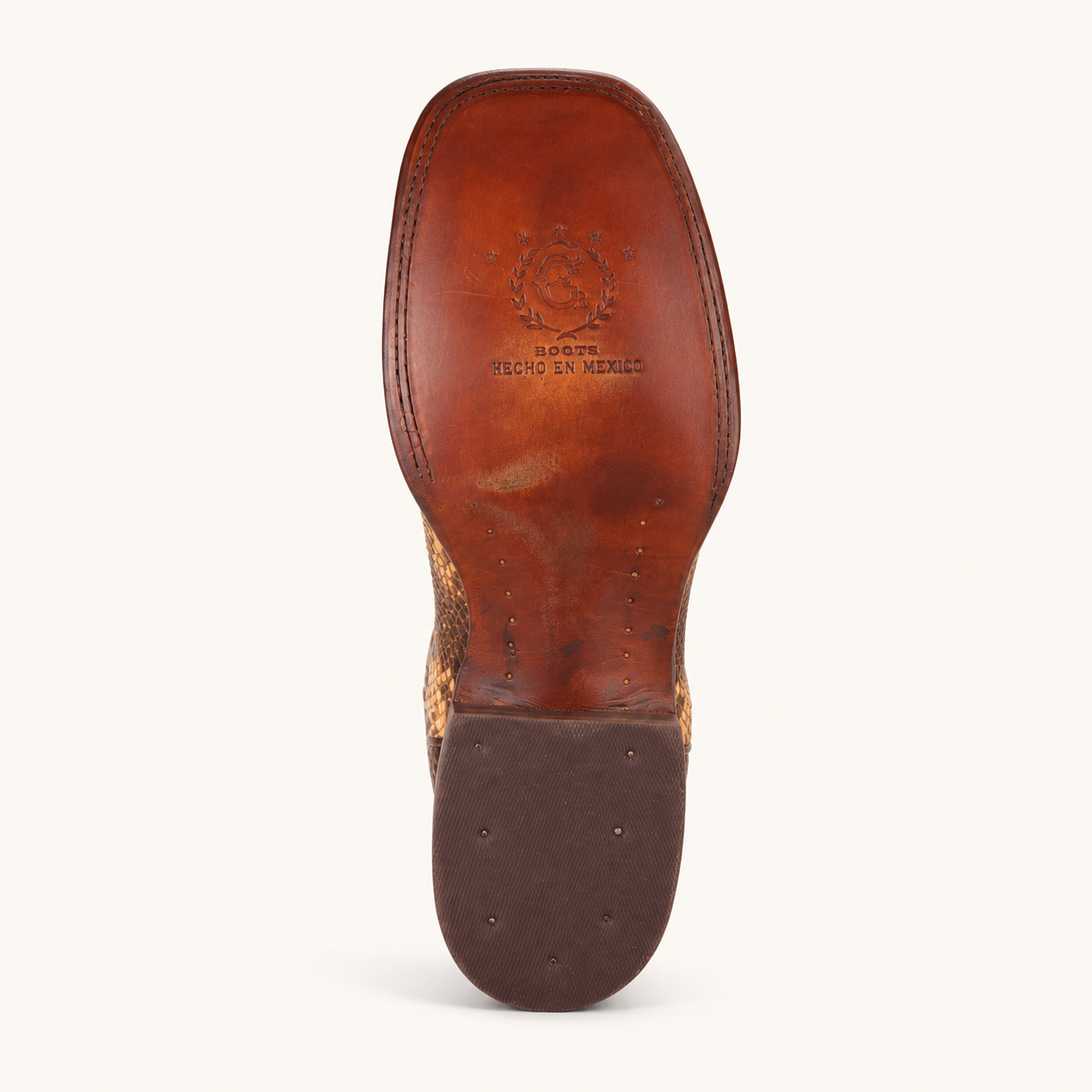 Bota Pitón Miel Manchas Tigre — Cabrera