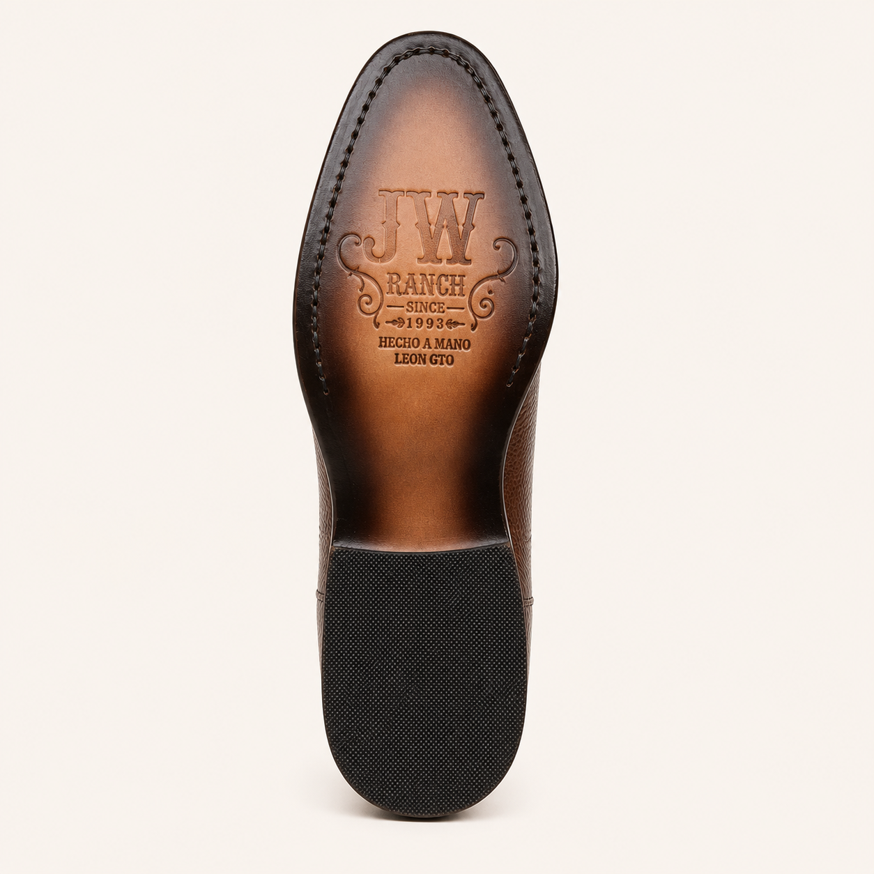 Botín Piel de Venado Nogal — JW Ranch