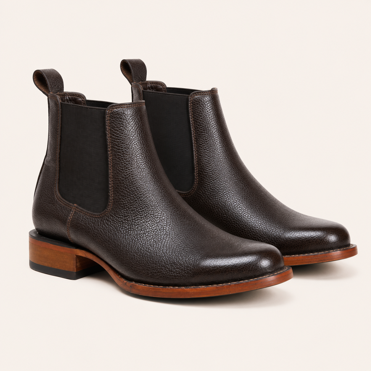 Botín Piel de Venado Chocolate Roble — Cruzalta