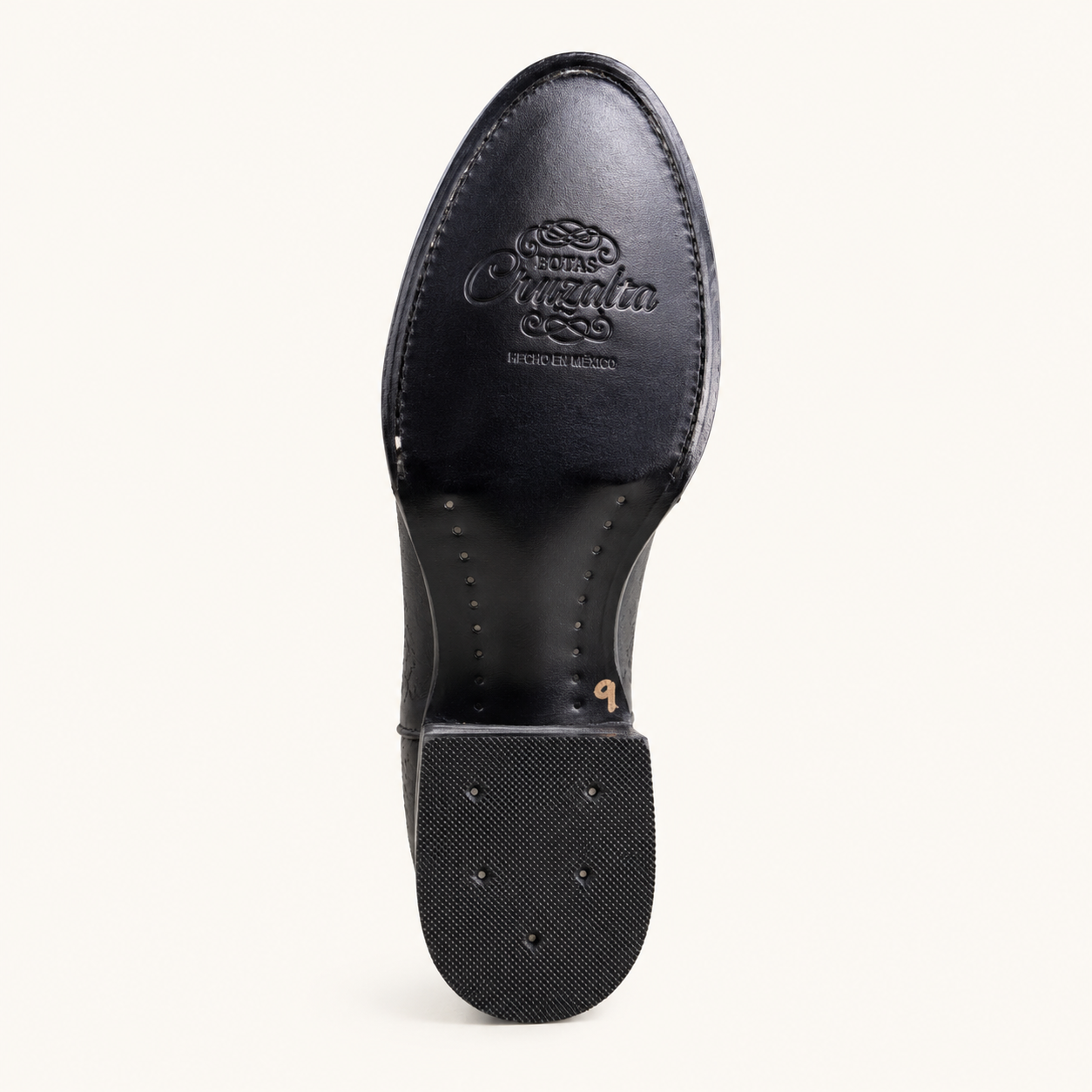 Botín Piel Flotter Negro Obsidiana — Cruzalta