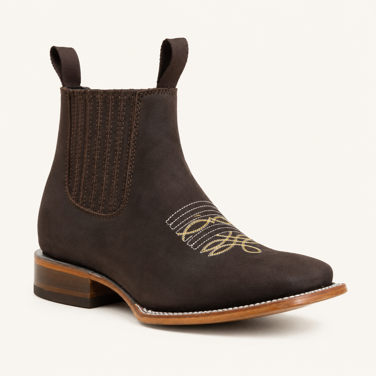 Botín Piel Crazy Chocolate Mezquite — JW Ranch