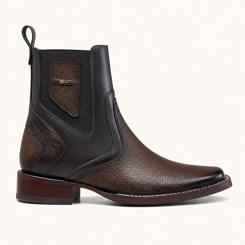 Capataz Chocolate Calfskin Boot — JW Ranch