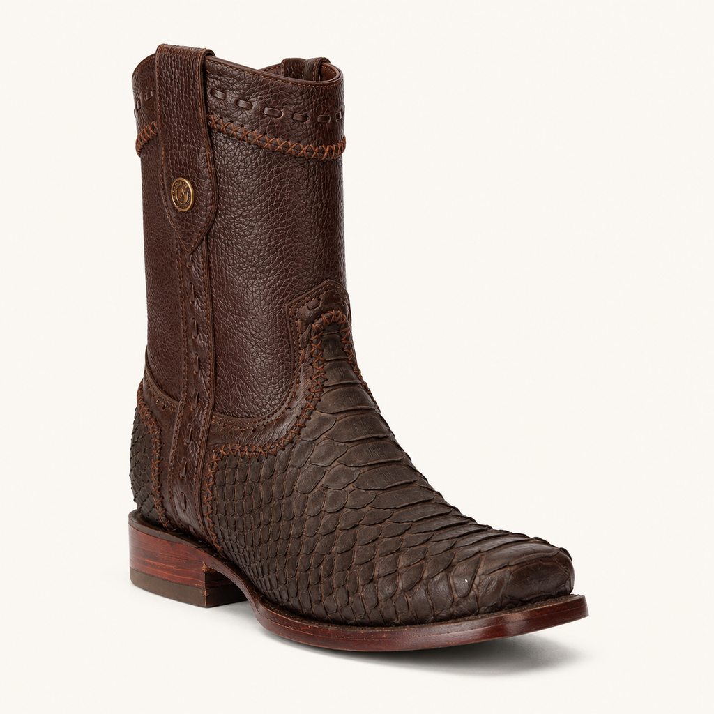 Tobacco Python Boot Sierra — Cabrera