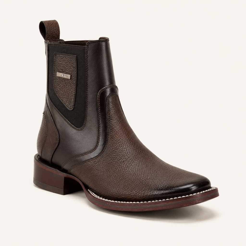 Capataz Chocolate Calfskin Boot — JW Ranch
