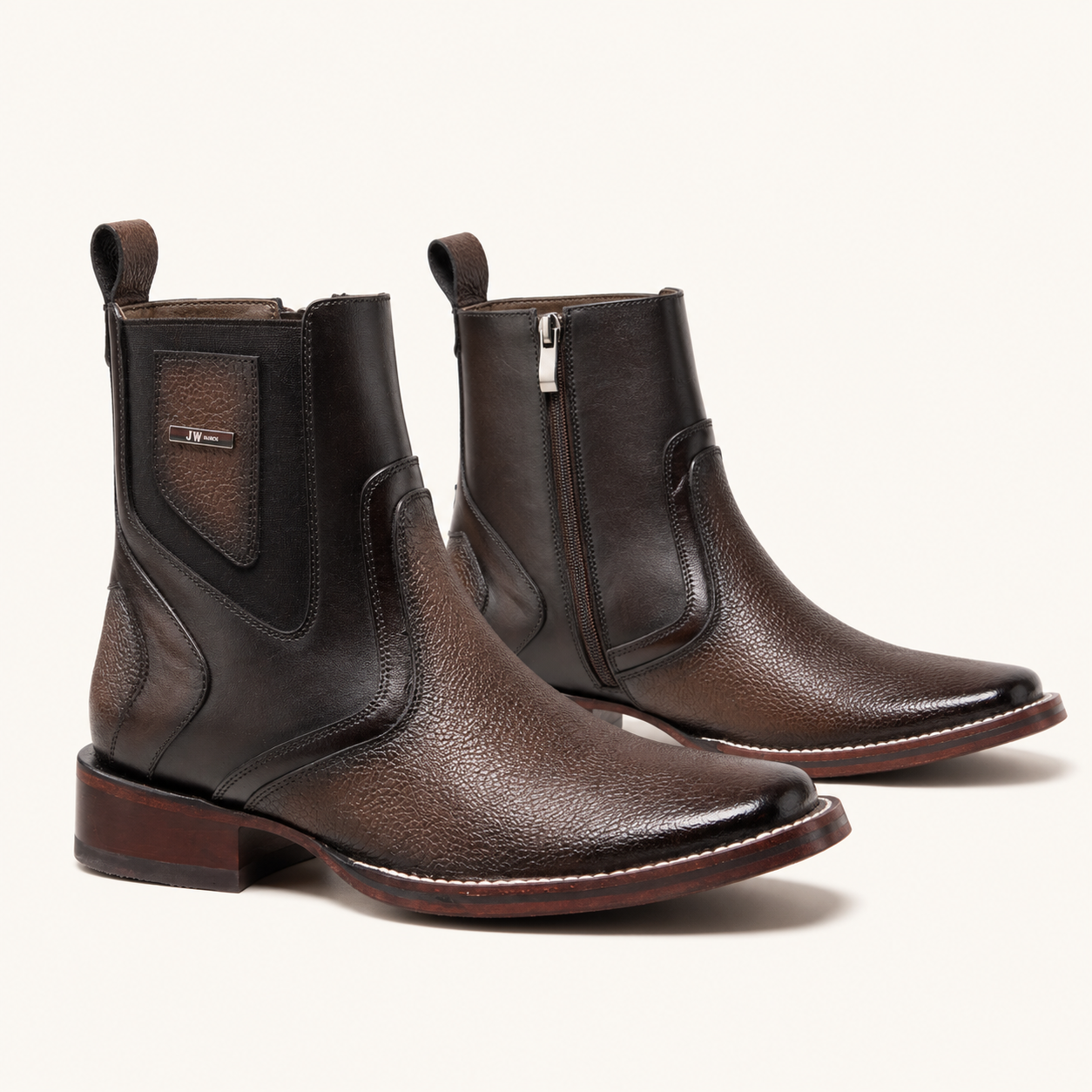 Capataz Chocolate Calfskin Boot — JW Ranch